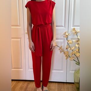 Express- Red hot jumpsuit